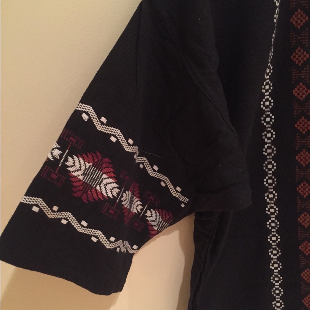 Authentic Mexican Embroided Tunic - Picture 3 of 5